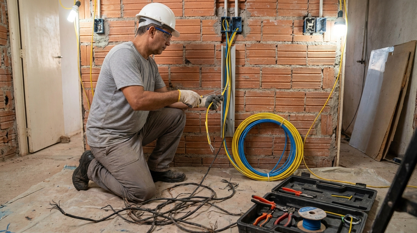Adequação de Fiação em Viamão‑RS