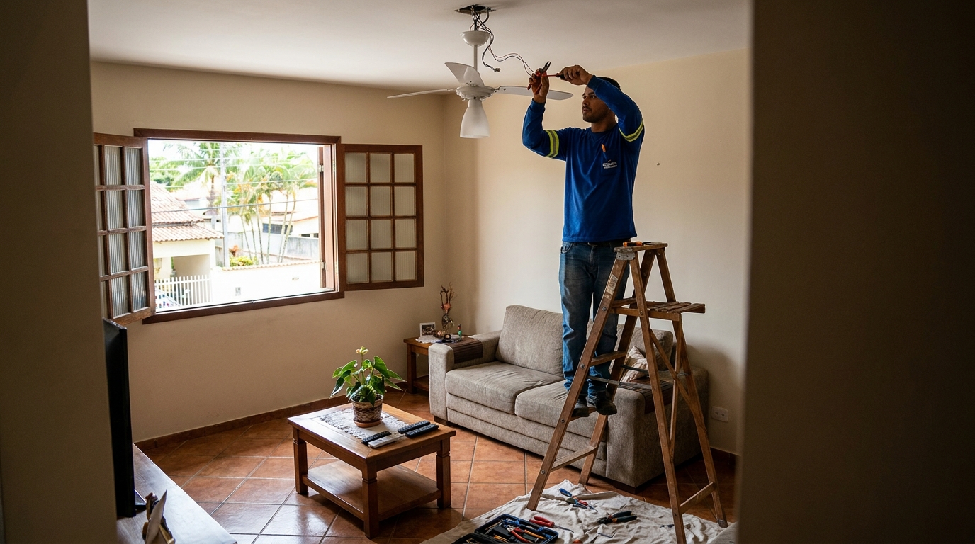 Reforço de Suporte no Teto em Viamão‑RS